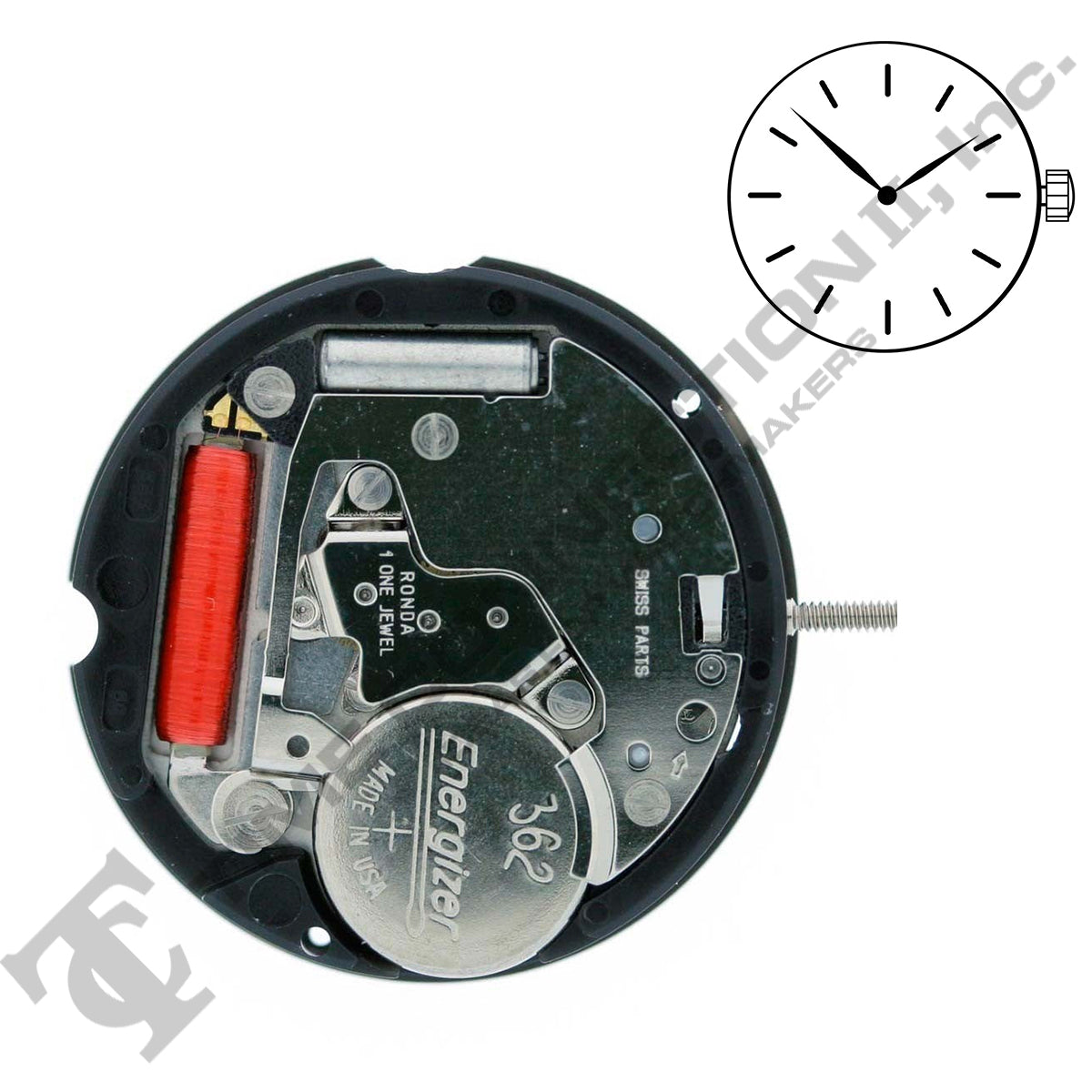 Harley Ronda 582 2 Hands Quartz Movement (Various Heights) – Time ...