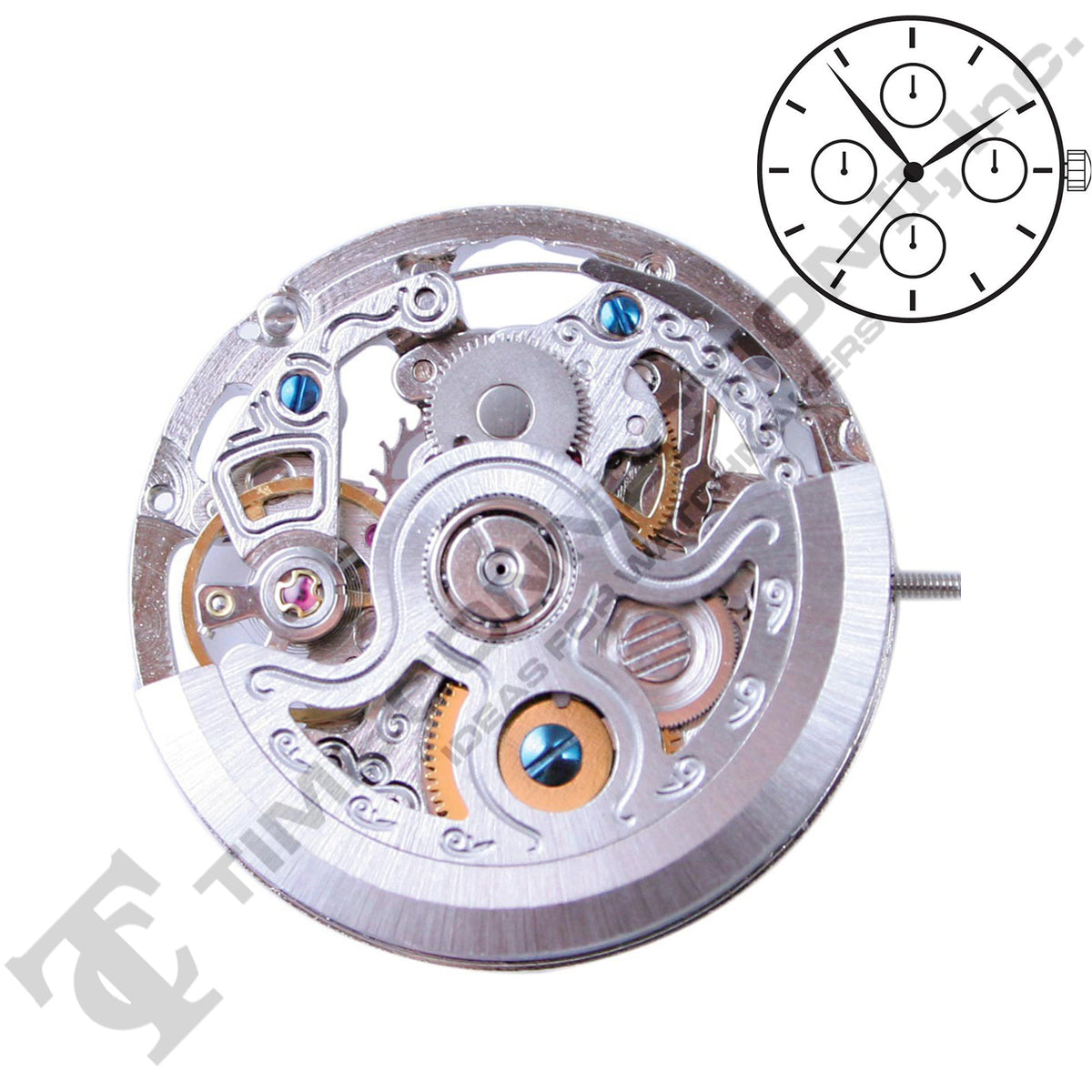 China 2198 S Automatic Movement Time Connection II Inc