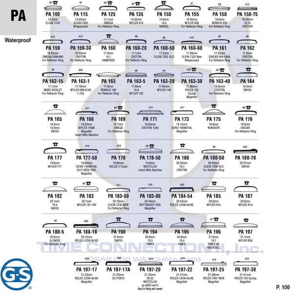 G-S PA WATERPROOF PLASTIC CRYSTALS