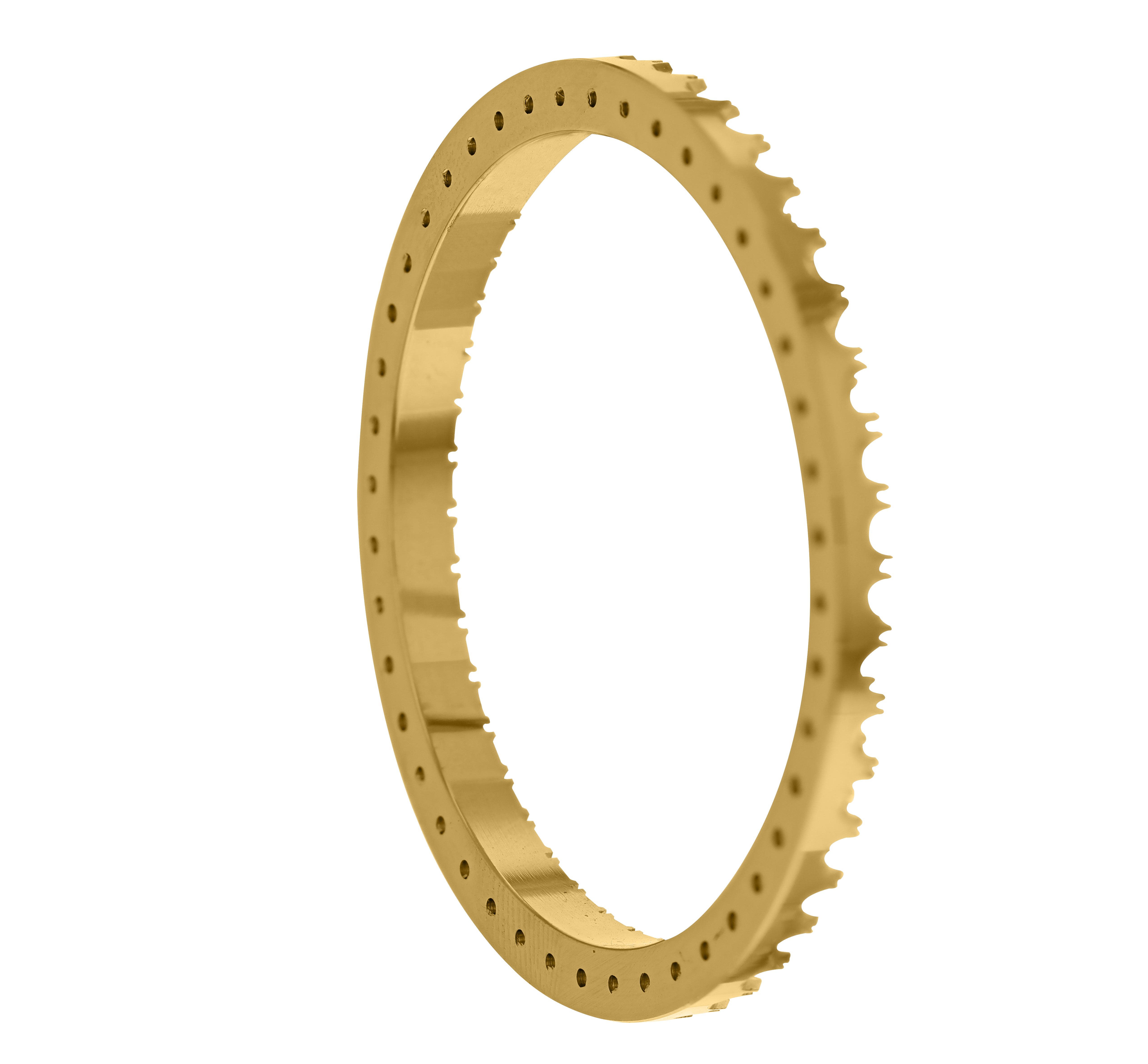 40mm Custom 3ct Diamond Bezel  14K Yellow Gold