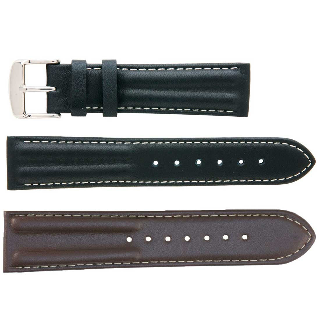 Banda No. 506 Long Smooth Waterproof Fine Leather Straps (22mm~24mm)