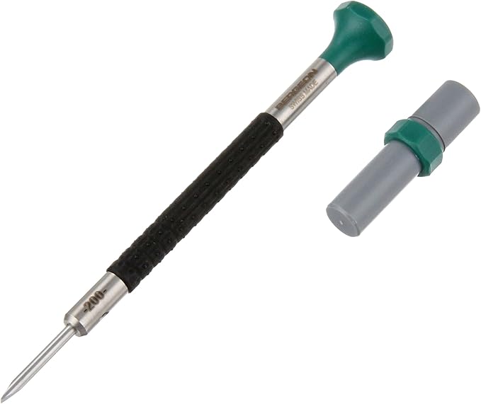 Bergeon 6899-AT Stainless Steel Ergonomic Screwdriver with Spare Blades