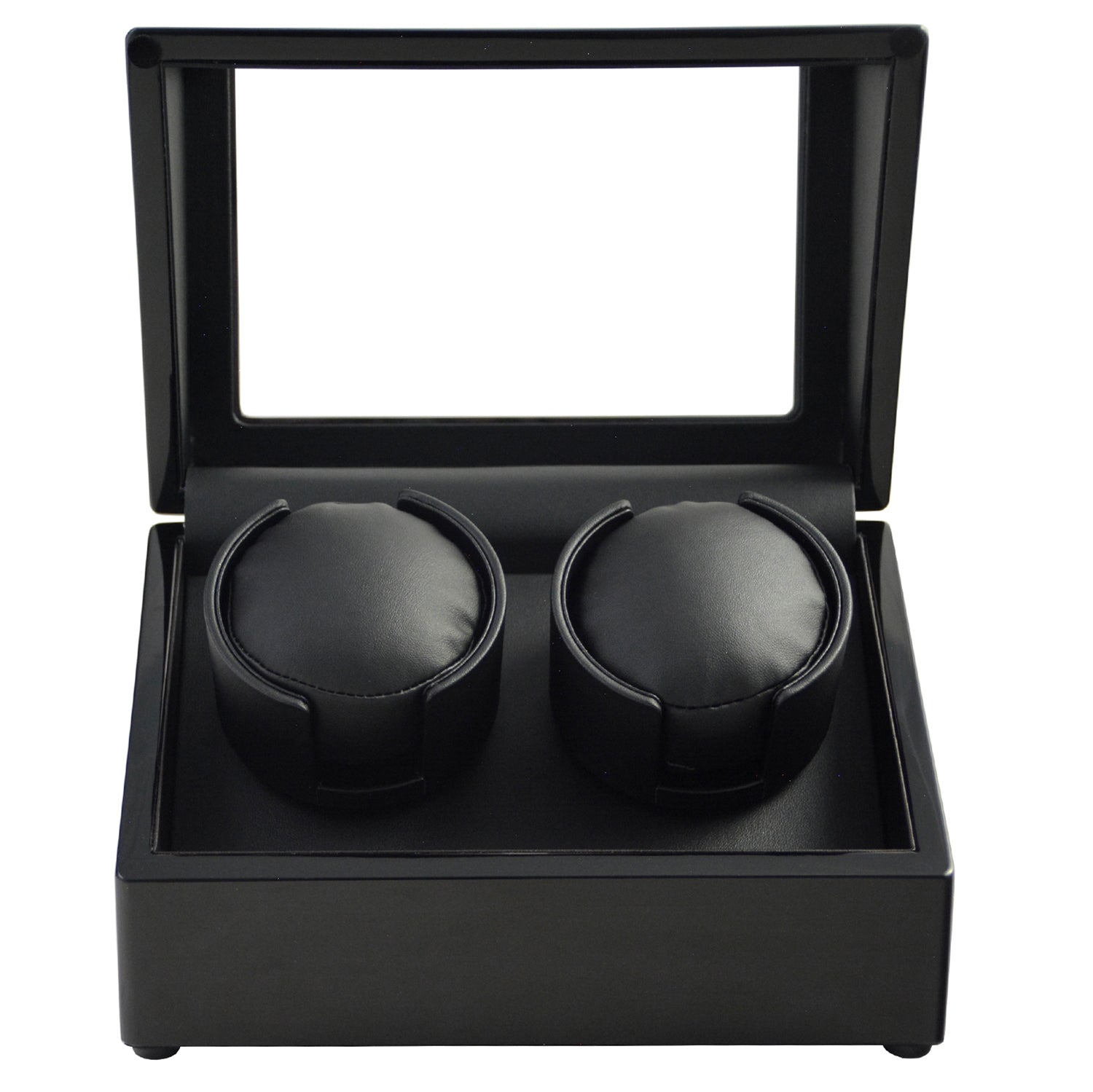 BX-632, Double (2) Watch Winder Glossy Black Matt MDF Smooth Finish