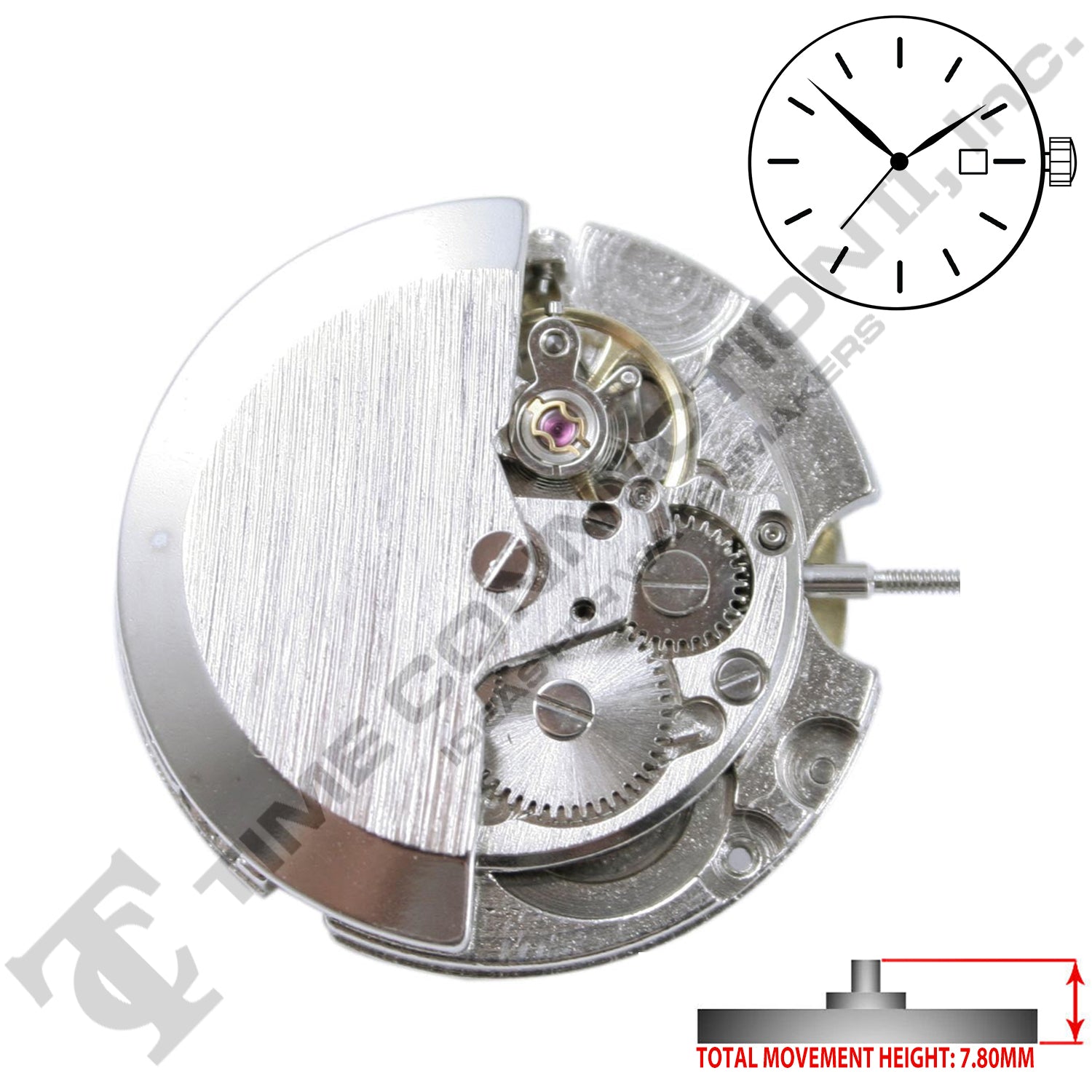 Chinese ST6D-G Automatic Movement Ht. 7.80MM