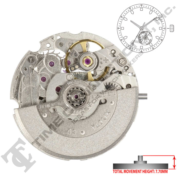 Miyota/Citizen LTD 6T28  Japan Automatic Movement Ht.