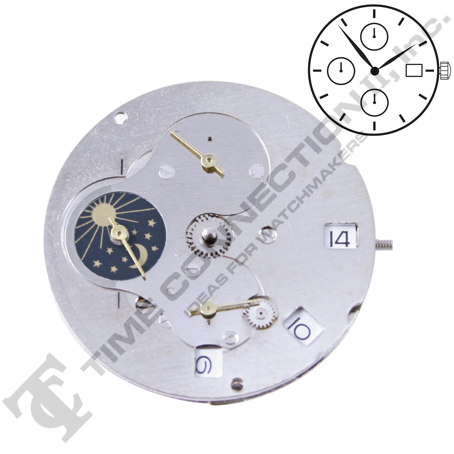 Chinese DG3806-EB Automatic Movement