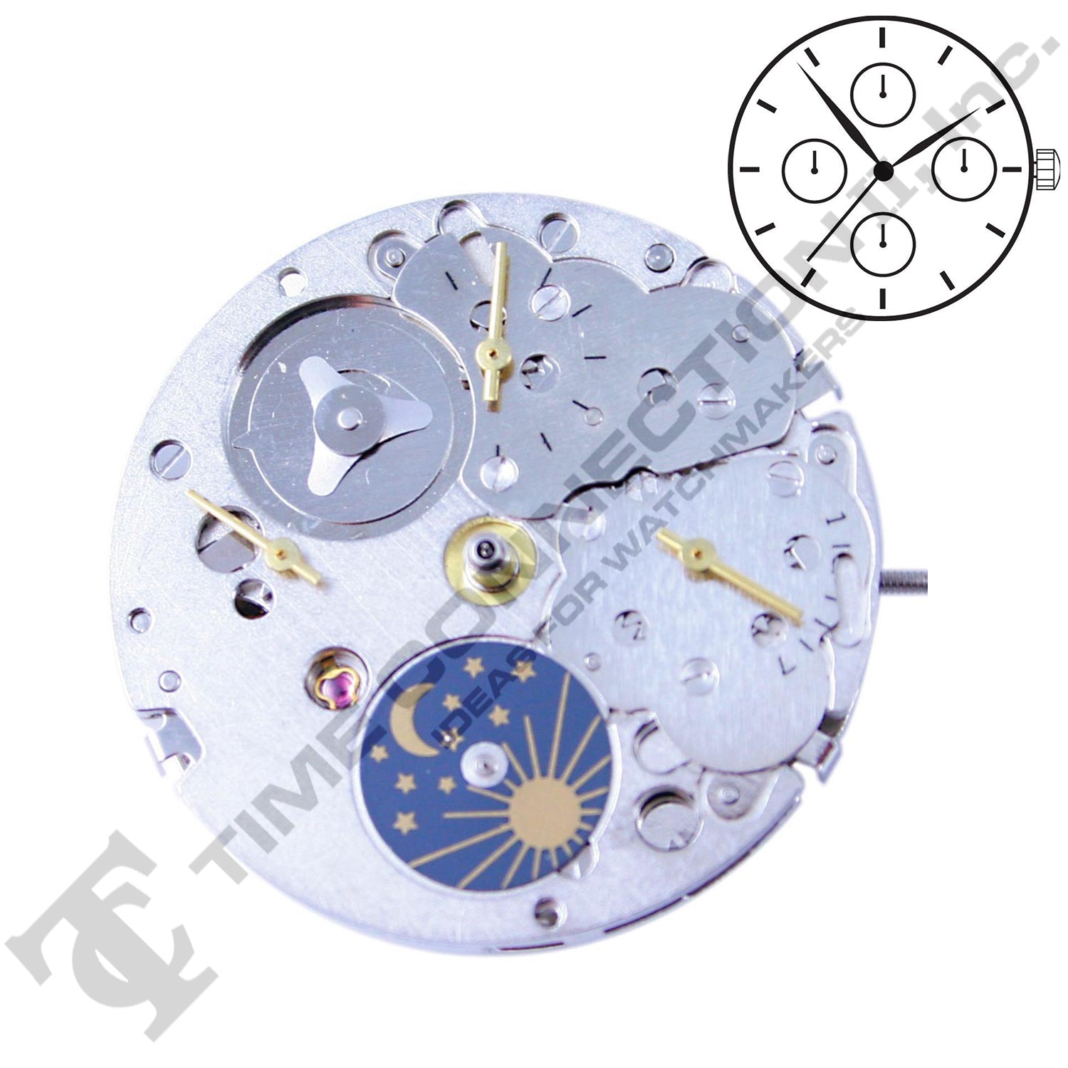 Chinese DG3847-B Automatic Movement