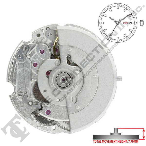 Miyota/Citizen LTD 6T51 Japan Automatic Movement Ht.