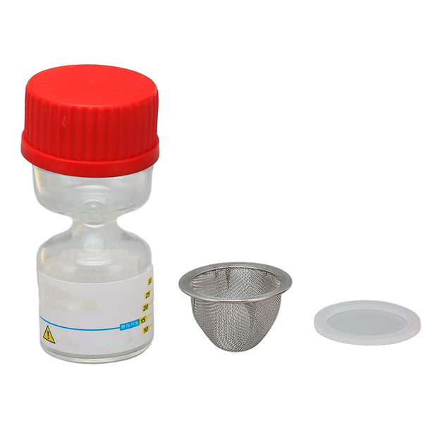 Micro Glass Bottle for Epilame Watch Cleaner with Basket