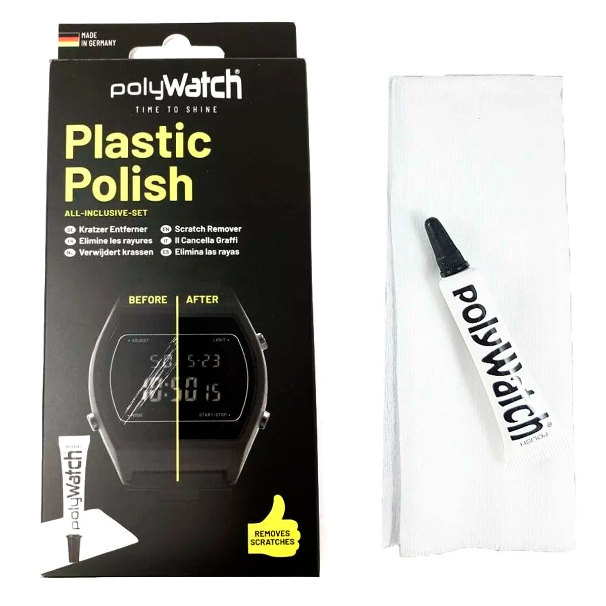 PR-615, Polywatch Scratch Remover with Cloth