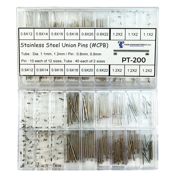 PT-200, Pins/Tubes for Metal Bracelets Assortment (12mm~22mm)