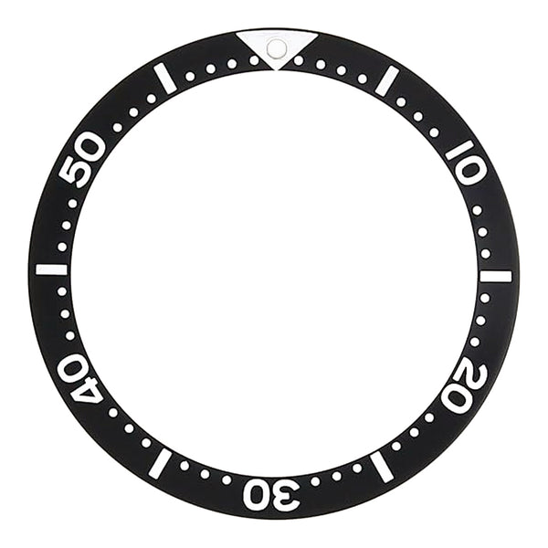 Bezel Insert (Black/White) to Fit Seiko 6105-8110 7002 6309 6306 7548 SKX007