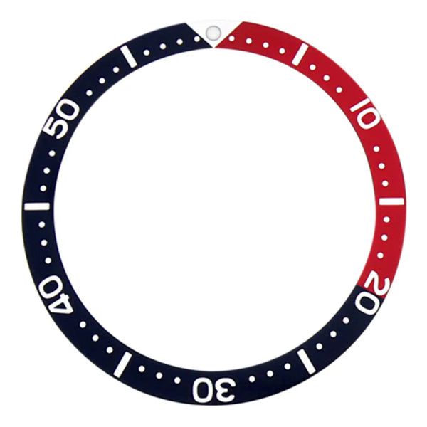 Bezel Insert (Black/Red) to Fit Seiko 6105 8110 7002 6309 7S26 0020 SKX007