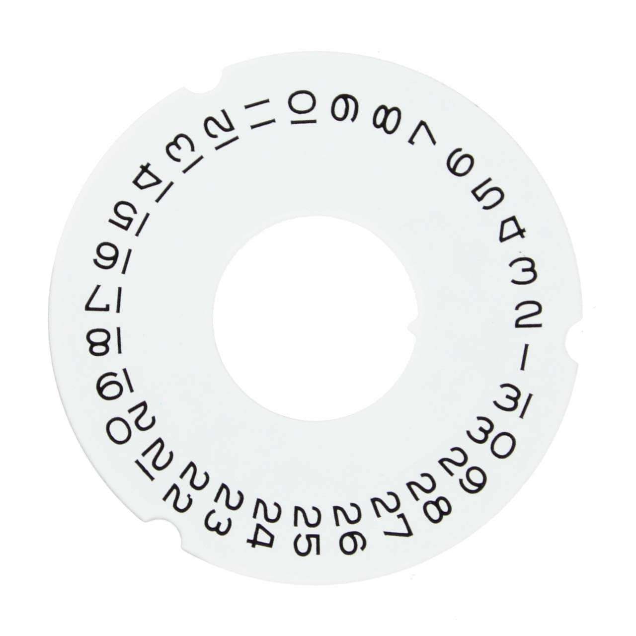 Replacement Date Dial Discs for Rolex Calibers (Various Styles)