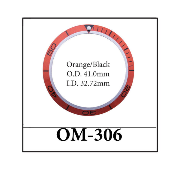 Omega Planet Ocean Bezel Insert Orange/Black